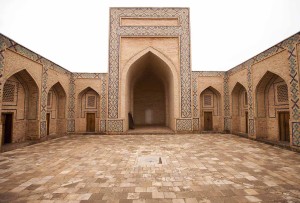 Courtyard of Ulugh Beg Madrasah