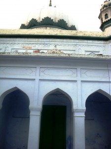 Backside of the tomb